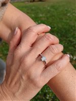 Vicenza - Piazzetta Palladio 2 - Anillo Crivelli Mujer DIAMANTI in Oro blanco Diamante 1.01 Ct 372-3546-GL - 372-3546-GL